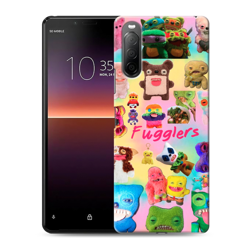 Силиконовый противоударный чехол на Sony Xperia 10 II с принтом Флагер Fuggler Силиконовый противоударный чехол на Sony Xperia 10 II с принтом Флагер Fuggler
