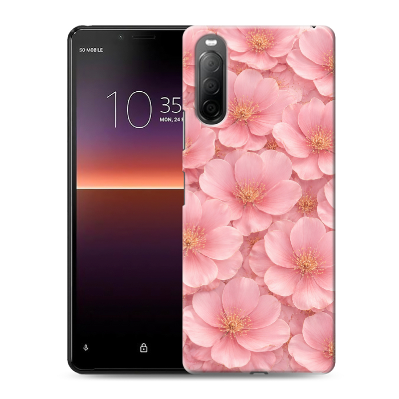 Силиконовый чехол на Sony Xperia 10 II с принтом женский Силиконовый чехол на Sony Xperia 10 II с принтом женский