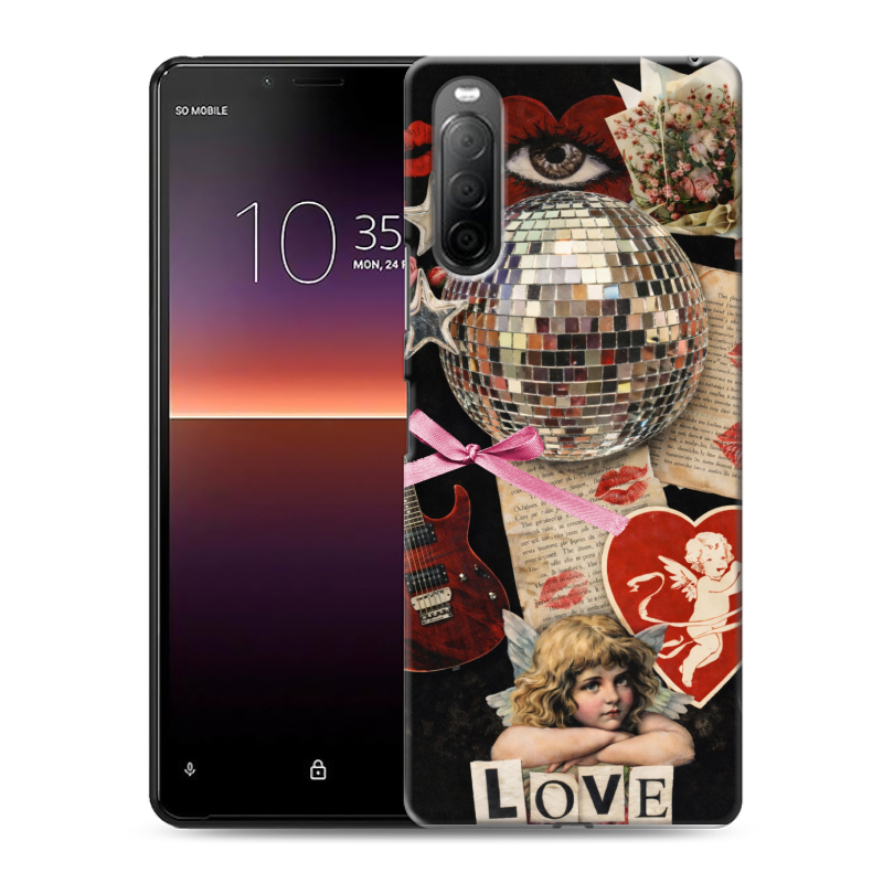 Силиконовый чехол на Sony Xperia 10 II с принтом для девочек Силиконовый чехол на Sony Xperia 10 II с принтом для девочек