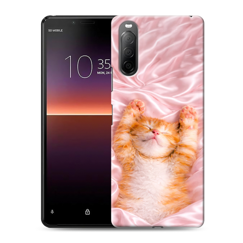 Силиконовый чехол на Sony Xperia 10 II с принтом женский Силиконовый чехол на Sony Xperia 10 II с принтом женский