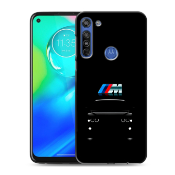 Силиконовый чехол на Motorola Moto G8 с принтом БМВ BMW Силиконовый чехол на Motorola Moto G8 с принтом БМВ BMW