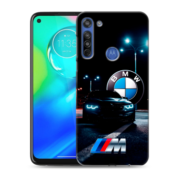 Силиконовый чехол на Motorola Moto G8 с принтом БМВ BMW Силиконовый чехол на Motorola Moto G8 с принтом БМВ BMW
