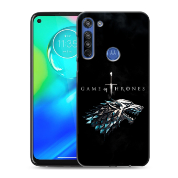 Силиконовый чехол на Motorola Moto G8 с принтом Игра Престолов Game Thrones