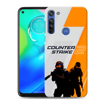 Силиконовый чехол на Motorola Moto G8 с принтом Counter Strike