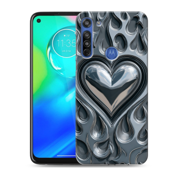 Силиконовый чехол на Motorola Moto G8 с принтом Y2K