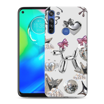 Силиконовый чехол на Motorola Moto G8 с принтом Y2K