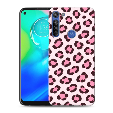 Силиконовый чехол на Motorola Moto G8 с принтом для девочек
