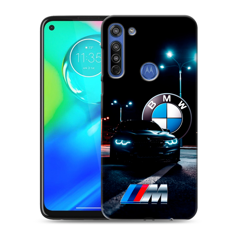 Силиконовый чехол на Motorola Moto G8 с принтом БМВ BMW Силиконовый чехол на Motorola Moto G8 с принтом БМВ BMW