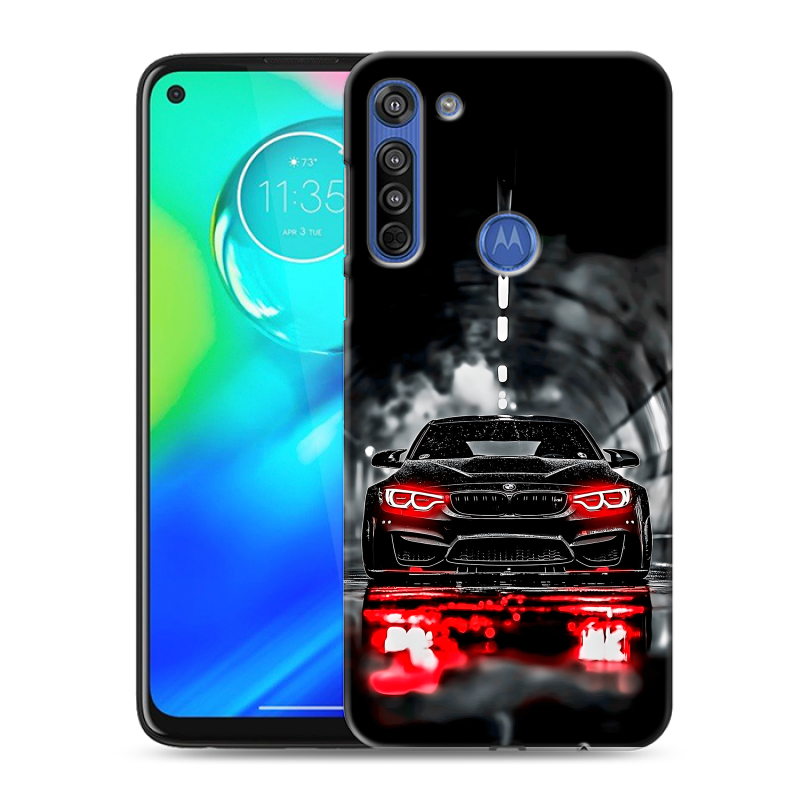 Силиконовый чехол на Motorola Moto G8 с принтом BMW БМВ Силиконовый чехол на Motorola Moto G8 с принтом BMW БМВ