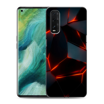 Силиконовый противоударный чехол на OPPO Find X2 с принтом Яркие абстракции Силиконовый противоударный чехол на OPPO Find X2 с принтом Яркие абстракции