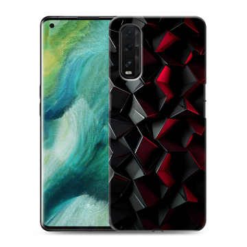 Силиконовый противоударный чехол на OPPO Find X2 с принтом Абстракция Силиконовый противоударный чехол на OPPO Find X2 с принтом Абстракция