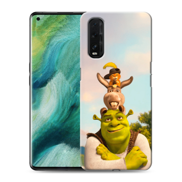 Силиконовый противоударный чехол на OPPO Find X2 с принтом Шрек Shrek Силиконовый противоударный чехол на OPPO Find X2 с принтом Шрек Shrek