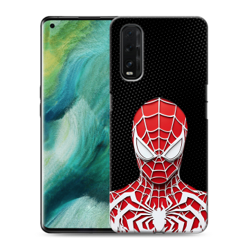 Силиконовый противоударный чехол на OPPO Find X2 с принтом человек паук spiderman