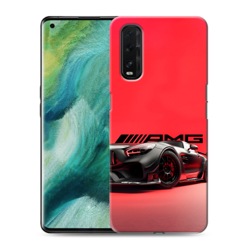 Силиконовый противоударный чехол на OPPO Find X2 с принтом Мерседес Mercedes AMG Силиконовый противоударный чехол на OPPO Find X2 с принтом Мерседес Mercedes AMG