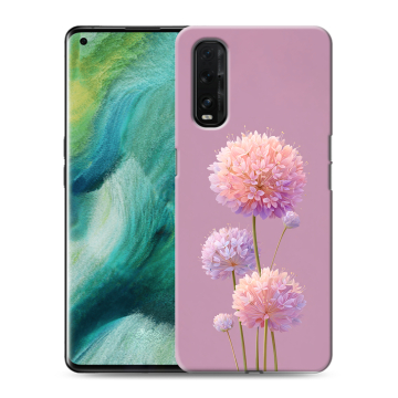 Силиконовый противоударный чехол на OPPO Find X2 с принтом Цветы Силиконовый противоударный чехол на OPPO Find X2 с принтом Цветы