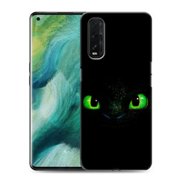 Силиконовый противоударный чехол на OPPO Find X2 с принтом Как приручить дракона Силиконовый противоударный чехол на OPPO Find X2 с принтом Как приручить дракона