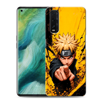 Силиконовый противоударный чехол на OPPO Find X2 с принтом Naruto Наруто Силиконовый противоударный чехол на OPPO Find X2 с принтом Naruto Наруто