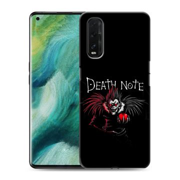 Силиконовый противоударный чехол на OPPO Find X2 с принтом Death note Тетрадь смерти