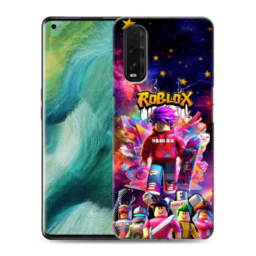 Силиконовый противоударный чехол на OPPO Find X2 с принтом Roblox Роблокс Силиконовый противоударный чехол на OPPO Find X2 с принтом Roblox Роблокс