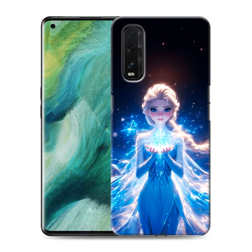 Силиконовый противоударный чехол на OPPO Find X2 с принтом Холодное сердце Frozen Силиконовый противоударный чехол на OPPO Find X2 с принтом Холодное сердце Frozen