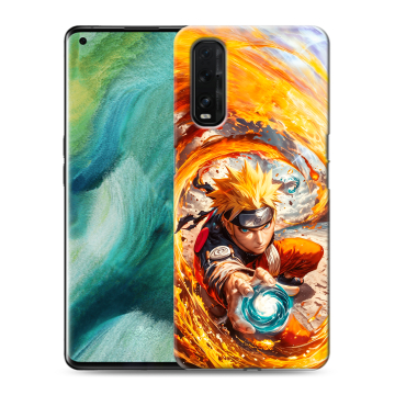 Силиконовый противоударный чехол на OPPO Find X2 с принтом Аниме Наруто Naruto