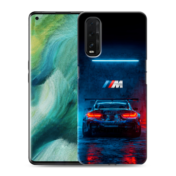 Силиконовый противоударный чехол на OPPO Find X2 с принтом BMW БМВ Силиконовый противоударный чехол на OPPO Find X2 с принтом BMW БМВ