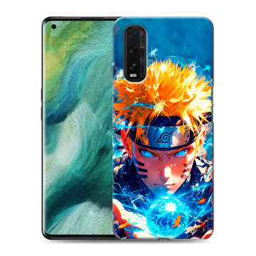 Силиконовый противоударный чехол на OPPO Find X2 с принтом Аниме Наруто Naruto