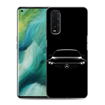 Силиконовый противоударный чехол на OPPO Find X2 с принтом Mercedes Мерседес Силиконовый противоударный чехол на OPPO Find X2 с принтом Mercedes Мерседес