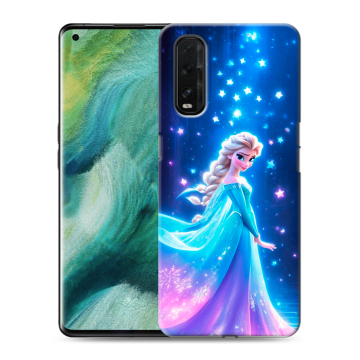 Силиконовый противоударный чехол на OPPO Find X2 с принтом Холодное сердце Frozen Силиконовый противоударный чехол на OPPO Find X2 с принтом Холодное сердце Frozen