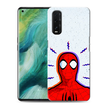 Силиконовый противоударный чехол на OPPO Find X2 с принтом Spiderman Человек паук Силиконовый противоударный чехол на OPPO Find X2 с принтом Spiderman Человек паук