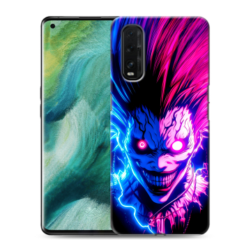 Силиконовый противоударный чехол на OPPO Find X2 с принтом Death note Тетрадь смерти Силиконовый противоударный чехол на OPPO Find X2 с принтом Death note Тетрадь смерти