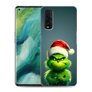 Силиконовый противоударный чехол на OPPO Find X2 с принтом Новый год Силиконовый противоударный чехол на OPPO Find X2 с принтом Новый год