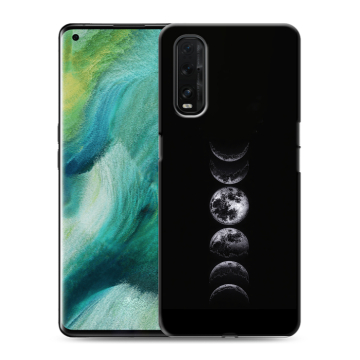 Силиконовый противоударный чехол на OPPO Find X2 с принтом женский