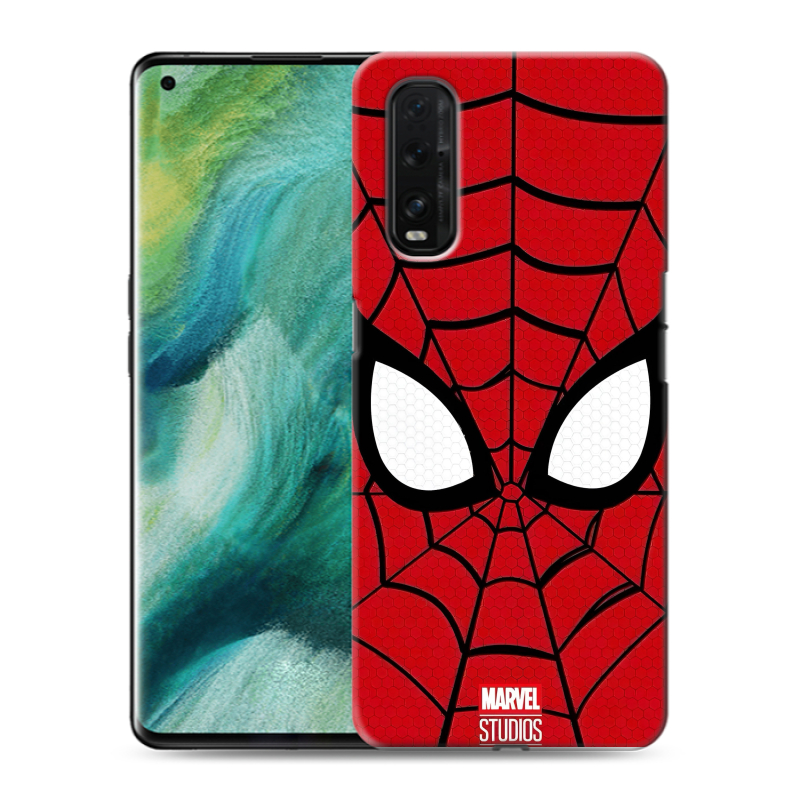 Пластиковый чехол на OPPO Find X2 с принтом человек паук spiderman Пластиковый чехол на OPPO Find X2 с принтом человек паук spiderman