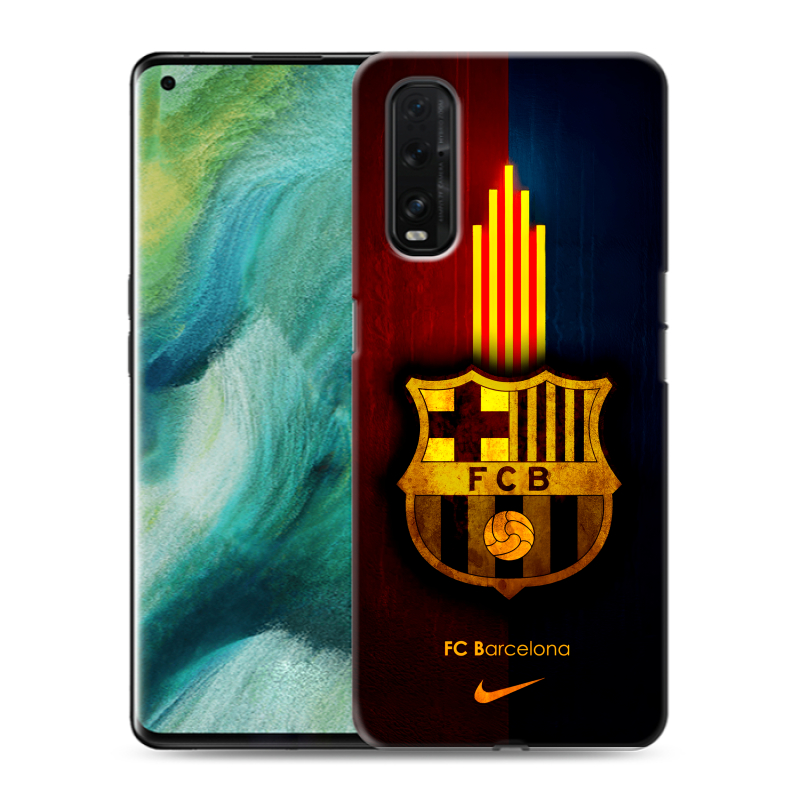 Силиконовый противоударный чехол на OPPO Find X2 с принтом Барселона Barcelona Силиконовый противоударный чехол на OPPO Find X2 с принтом Барселона Barcelona