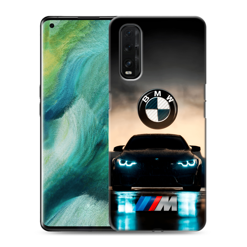 Силиконовый противоударный чехол на OPPO Find X2 с принтом БМВ BMW Силиконовый противоударный чехол на OPPO Find X2 с принтом БМВ BMW