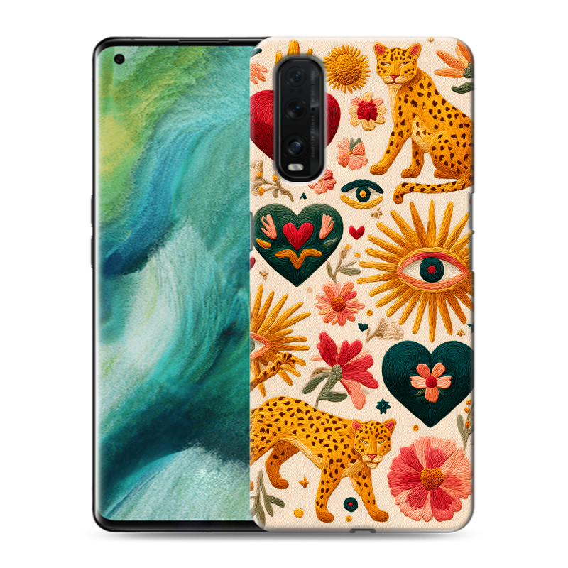 Пластиковый чехол на OPPO Find X2 с принтом Модный принт Пластиковый чехол на OPPO Find X2 с принтом Модный принт