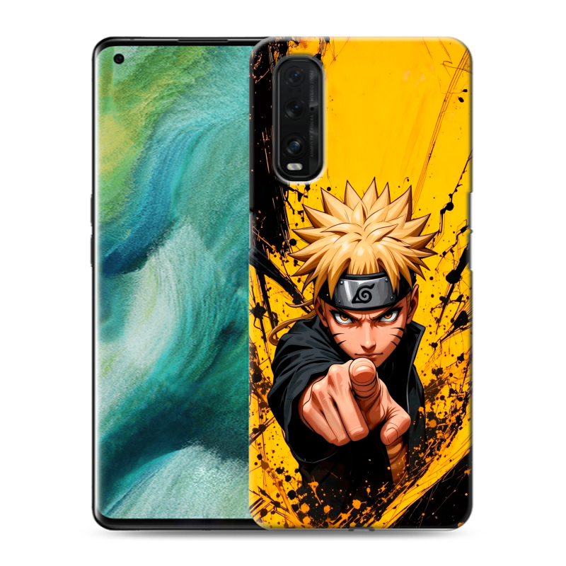 Силиконовый противоударный чехол на OPPO Find X2 с принтом Naruto Наруто Силиконовый противоударный чехол на OPPO Find X2 с принтом Naruto Наруто