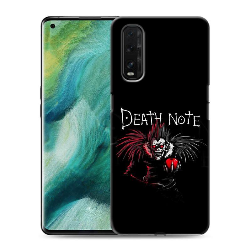 Пластиковый чехол на OPPO Find X2 с принтом Death note Тетрадь смерти Пластиковый чехол на OPPO Find X2 с принтом Death note Тетрадь смерти