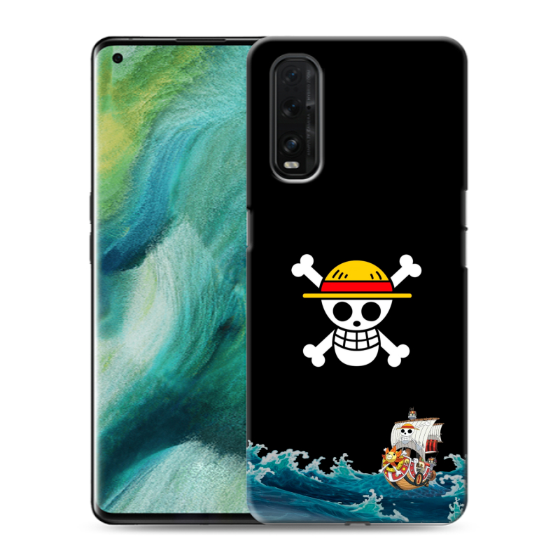 Силиконовый противоударный чехол на OPPO Find X2 с принтом One Piece Ван Пис Силиконовый противоударный чехол на OPPO Find X2 с принтом One Piece Ван Пис