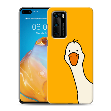 Силиконовый чехол на Huawei P40 с принтом Утка