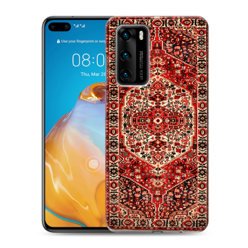 Силиконовый чехол на Huawei P40 с принтом Ковер