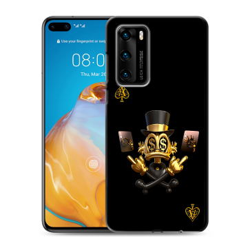 Силиконовый чехол на Huawei P40 с принтом Золотой скрудж макдак