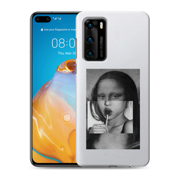 Силиконовый чехол на Huawei P40 с принтом Мона Лиза Силиконовый чехол на Huawei P40 с принтом Мона Лиза