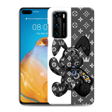 Силиконовый чехол на Huawei P40 с принтом Луи робот Силиконовый чехол на Huawei P40 с принтом Луи робот