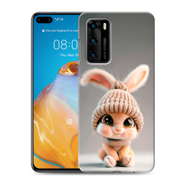 Силиконовый чехол на Huawei P40 с принтом Кролик