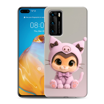 Силиконовый чехол на Huawei P40 с принтом Куроми Kuromi Силиконовый чехол на Huawei P40 с принтом Куроми Kuromi