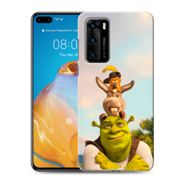 Силиконовый чехол на Huawei P40 с принтом Шрек Shrek