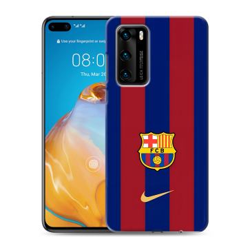 Силиконовый чехол на Huawei P40 с принтом Барселона Barcelona