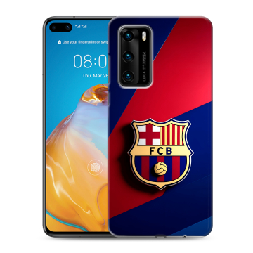 Силиконовый чехол на Huawei P40 с принтом Барселона Barcelona